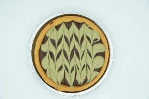 Crostata Senza Glutine al Cioccolato e Pistacchio Alto